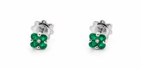 Pendientes Recarlo Mujer in Oro Smeraldo XD 131/BSME
